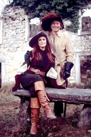 MDR Fernsehen LADY MUSKETIER - ALLE FÜR EINE (2), "La Femme Musketeer", am Dienstag (06.01.15) um 12:40 Uhr.
D'Artagnan (Michael York) und seine Tochter Valentine (Susie Amy), die in die Leibgarde Ludwig XIV. aufgenommen wird.