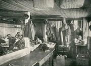 So sah es vor über 100 Jahren in den Schweizer SAC-Hütten aus: (Copyright SRF/Klubhütten-Album SAC)