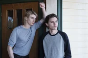From left: Lukas Waldenbeck (James Paxton), Philip Shea (Tyler Young)
