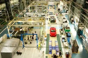 Toyota-city, Aichi Prefecture, Japan - Top shot of Lexus factory.
