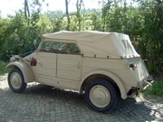 Der Kübelwagen - die Militärversion des VW.