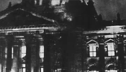 Der Reichstagsbrand am Abend des 27. Februar 1933.