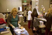 Medical Assistant Kristi and other various staff work in Dr. Sandra Lee's office.Medical Assistant Kristi and other various staff work in Dr. Sandra Lee's office.