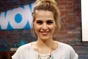 Moderatorin Sarah Mangione