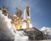 Space Shuttle Atlantis Launches.