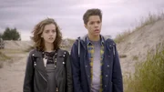 L-R: Tess Hunter (Maemae Renfrow), Max Hunter (Stony Blyden)