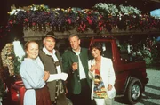 (v.l.n.r.) Franzi Pirchner (Enzi Fuchs); Dr. Pankraz Obermayr (Walther Reyer); Dr. Thomas Burgner (Gerhart Lippert); Dr. Sabina Spreti (Anita Zagaria)