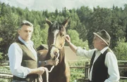 Graf Markus von Brauneck (Klaus Wildbolz, l.); Dr. Pankraz Obermayr (Walther Reyer, r.)