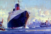 Zwischen den Kriegen galt die "Normandie" als schönstes und modernstes Schiff der Welt.
