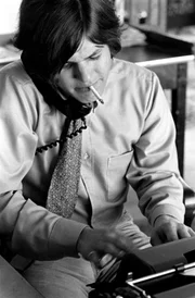 Jann Wenner in the original Rolling Stone offices on Brannan Street in San Francisco, 1968