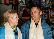 Andrea und Norbu besuchen Lama Geshe