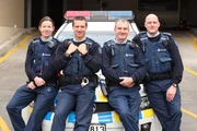 RDD Team, Const. Delaine Patterson, Const. Patrick Greaney, Sergeant Bruce Martin, Const. Mark Wellstead
