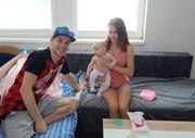 Stefan, Michelle und Baby Emily