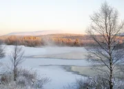 Winterliche Landschaft.