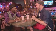 Ben im Gespräch mit dem Musiker Aloe Blacc
