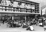 Oktober 1969, Grugahalle: Besucher des "Pop- und Blues-Festival 1969" in Essen.