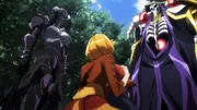 V.l.: Albedo, Enri Emmot, Nemu Emmot, Momonga