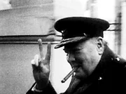 PHOENIX 200 TAGE FÜR DEN NEUBAU DER WELT TEIL 1, "Von Jalta nach Berlin", am Freitag (10.08.12) um 23:50 Uhr.
Winston Churchill