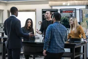 Pictured: (l-r) Audrey Esparza as Tasha Zapata, Sullivan Stapleton as Kurt Weller, Ashley Johnson as Patterson