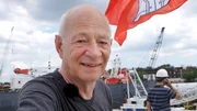 Joachim Kaiser von der Stiftung Hamburg Maritim. Die PEKING nachhause bringen, das ist sein Lebenstraum.
Weitere Fotos erhalten Sie auf Anfrage.