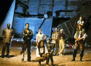 (v.l.) Yale (Sullivan Walker), Alonzo Solace (Antonio Sabato Jr.), Dr. Julia Heller (Jessica Steen), Devon Adair (Debrah Farentino), Ulysses Adair (Joseph P. Zimmermann), Morgan Martin (John Gegenhuber), Bess Martin (Rebecca Gayheart), John Danzinger (Clancy Brown), True Danzinger (J. Madison Wright)