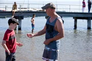 Finn (Ben Crundwell) and Lewis (Gary Sweet). Finn finds a ring.