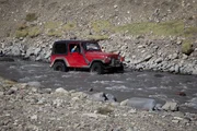 Off-road vehicle in Cajon del Maipo.