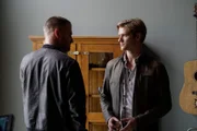 L-R: George Eads as  Jack Dalton, Lucas Till as Angus MacGyver.