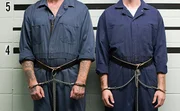 Prisoners on line up