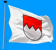 Die fränkische Fahne wird auch am Tag der Franken 2019 gehisst.