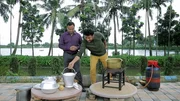 Managing Director Fodd Park (Saurav Gupta, li), Ranveer Brar, re