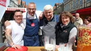 v.l.n.r.: Anjela Ille, Rainer Sass, Friedrich-Wilhelm Bunge und Martina Gehrdau