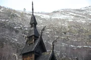 Picture Shows: Borgund Stave Church, Norway