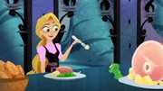 L-R: Rapunzel, Pascal