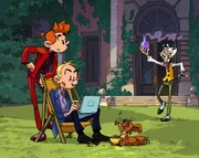Fantasio, Spirou, Le Comte de Champignac