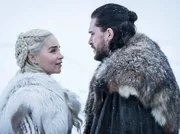 L-R: Daenerys Targaryen (Emilia Clarke), Jon Snow (Kit Harington)