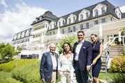 Heinz, Elisabeth, Madleine Simonitsch und Johannes Westreicher