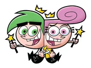 L-R: Daran Norris as Cosmo and Susanne Blakeslee as Wanda.