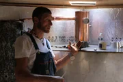 Josh shows off his new still.