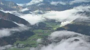 Blick vom Wendelstein über das Leitzachtal.
