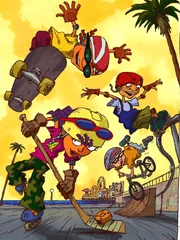 L-R: Otto Rocket, Reggie Rocket, Twister Rodriguez, Sam Dullard