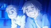 Alphonse Elric (l.); Edward Elric (r.)