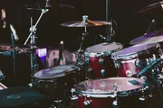stage, drums, live, concert, music