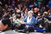 Reinhold Messner beim Klosterfest in Leh