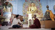 Ranveer Brar, li, Tergar Monastery Student (Pushpendra, re)