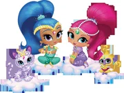 L - R: Dee Bradley Baker as Nahal, Isabella Crovetti-Cramp as Shine, Eva Bella as Shimmer and Dee Bradley Baker as Tala.