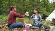 Gabe and Bird Brown toasting with sugar water.