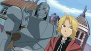 Alphonse Elric (l.); Edward Elric (r.)