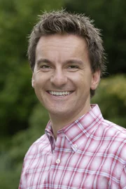 Moderator Florian Schrei.