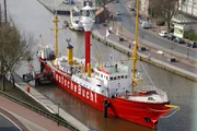 Das Feuerschiff Amrumbank feiert 100-jährigen Geburtstag.